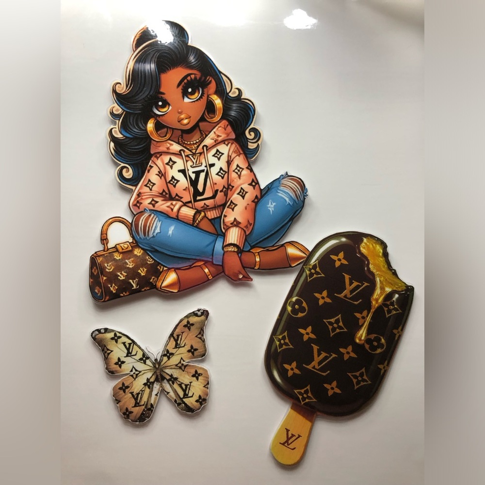 SET#10—Designer-Inspired Monogram Magnet Set